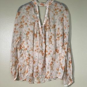 Zara Flowy Floral Blouse